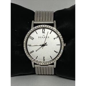 Skagen SKW2284 Women Silver Stainless Steel Analog Dial Quartz Wrist Watch JK616